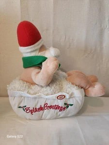 Animatronic Splish Splash animiertes singendes Plüsch Schaumbad Weihnachtsmann - Bild 1 von 23