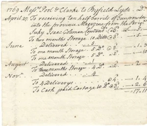 Boston Kolonialbelege umfassen einen für Loyalisten Byfield Lyde, geflohene Kolonien - Bild 1 von 4
