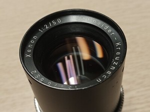 Schneider Kreuznach Xenon H16  50mm f/2 C-Mount Lens for Bolex H16 Movie Camera