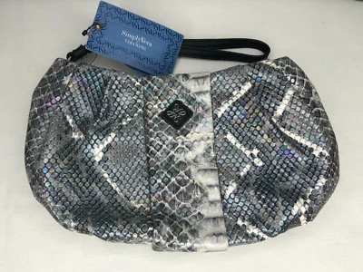 Bolso de mano Simply Vera Wang bolso sin asas muñeca color serpiente hielo cremallera Foto 1 de 4