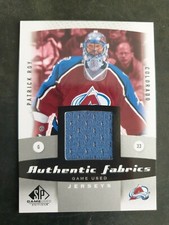 2010-11 SP Game Used Authentic Fabrics #AFPR Patrick Roy 