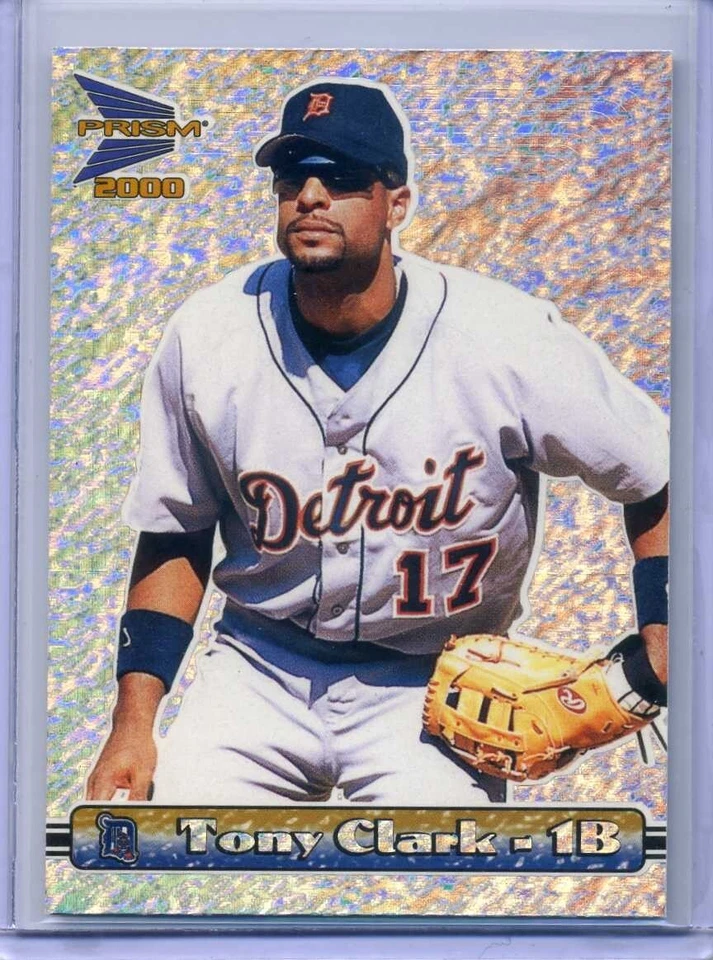 TONY CLARK 2000 Pacific Prism TEXTURA PLATEADA - 1 de SOLO 448 HECHO - TIGRES Foto 1 de 1