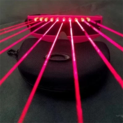DJ LED Laser Glasses Lighting Bar Show Club Party Dancer Eyeglass Prop - Image 1 of 4