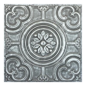 Village style ceiling tiles 3D emboss panels for Hotel PL50 Antique tin 10pcs - Picture 1 of 21