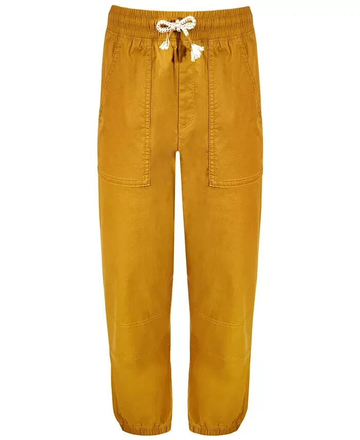 Pantalones de chándal Epic Threads de sarga para niños L inglés mostaza cintura elástica tirar Foto 1 de 4