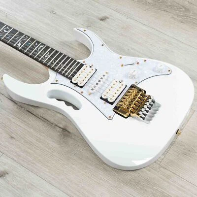 Ibanez Premium Steve Vai Signature JEM7VP Guitar, Ebony Fretboard, White - Image 1 of 4