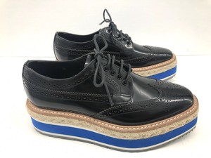 prada women's lace up shoes