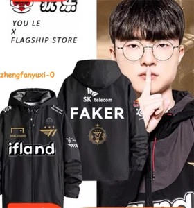 2023 LOL T1 Team League Of Legends FAKER LPL Exterior Réplica Chaqueta Ropa - Imagen 1 de 14