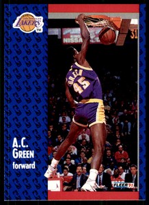 1991-92 Fleer A.C. Green Basketball Cards #99