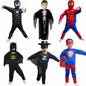 Costume supereroe bambino festa cosplay tuta tute ragazzo carnevale abbigliamento - Foto 1 di 10