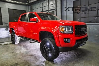 Раскрашиваемый черный карман 15-21 GMC Canyon заклепки расширители крыла комплект длинная кровать - Изображение 1 из 4