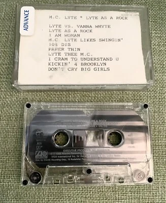 MC Lyte        **PROMO CASSETTE**       Lyte as a Rock - Image 1 of 3