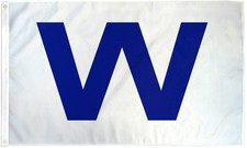 CHICAGO CUBS 3X5 "W" FLAG
