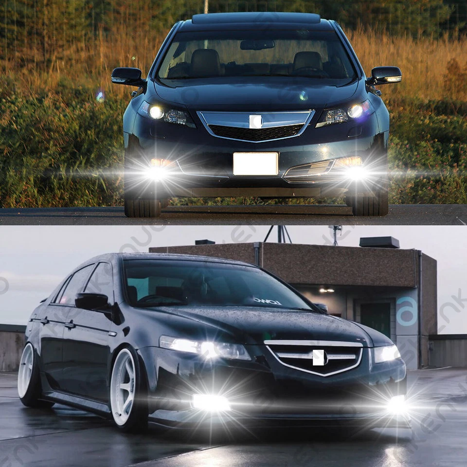 Lâmpadas dianteiras de LED para direção de neblina ACURA TL 2007-2014 2PC H8 H11 6000K COB - Imagem 1 de 4