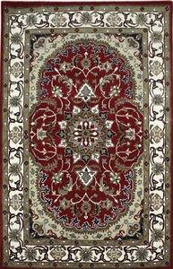 Bidjar Teppich Rot Beige 100% Wolle 200X300 CM Handarbeit Orientteppich T957 - Bild 1 von 6