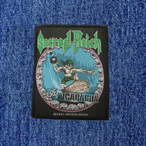 SACRED REICH - SURF NICARAGUA (NEW) SEW ON WOVEN PATCH OFFICIAL BAND MERCH - Picture 1 of 1