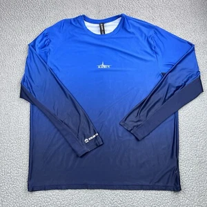 Habit Mens Long Sleeve Fishing T Shirt XL Blue Surfing 40+ Solar Factor - Picture 1 of 10