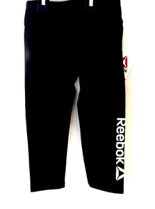 NWT Little Girls Reebok Active Core Legging Fitted Stretch Kids Black XS 4-5 - Picture 1 of 4