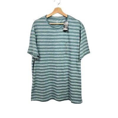 Camiseta de hombre INC INTERNATIONAL CONCEPT azul a rayas talla XL NUEVA CON ETIQUETAS Foto 1 de 4