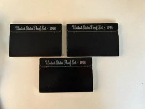 1974, 1976, 1978 San Francisco United States Proof Lot of 3 - Picture 1 of 4