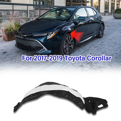 New Fender Liner Front Left Side Splash Shield Fits 2017-2019 Toyota Corolla Foto 1 de 4