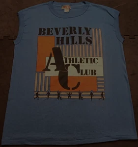 Vtg XL Main Event Beverly Hills Athletic Club Single Stitch Tank Top - Picture 1 of 11