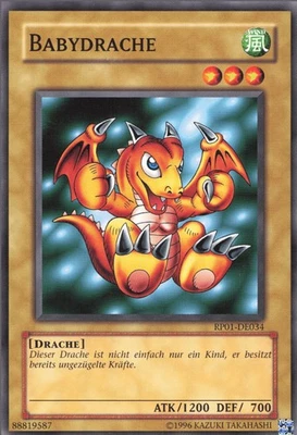 YuGiOh Babydrache RP01-DE034 Common NM unl. - Bild 1 von 2