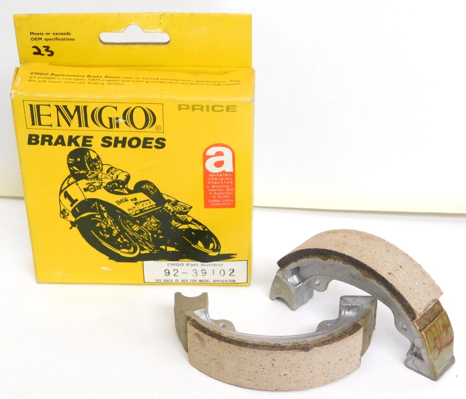 Zapatas de freno EMGO para Honda 43120-187-003 92-39152 NA50 NU50 NC50 CH80 NB50 PX50 Foto 1 de 4