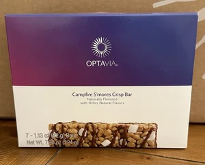 Optavia Campfire S’mores Crisp Bar New Box 7 Fuelings Diet Best By 12/4/2025 - Picture 1 of 7