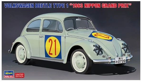 1 24 HASEGAWA Volkswagen Beetle Type 1 #21 Gp Nippon 1965 Kit HA20623
