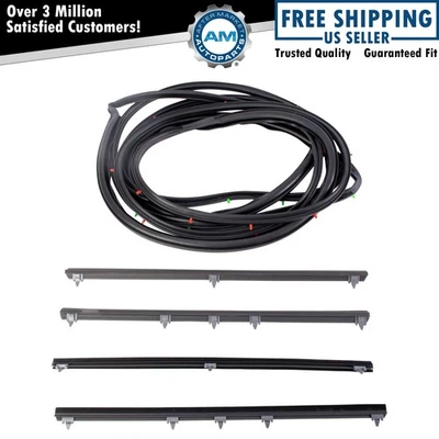 Kit de resistente al clima para cinturón de ventana de puerta para Toyota 4Runner 1984-1989 Foto 1 de 4