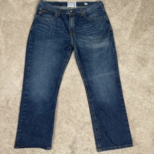 Ariat M2 Jeans Mens 38x30 Blue Traditional Relaxed Boot Cut Rodeo Cowboy Ranch - Picture 1 of 10