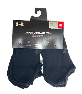 Calcetines Under Armour Niños Entrenamiento Algodón 13.5K - 4Y 6 Pares No Show Invisibles - Imagen 1 de 2