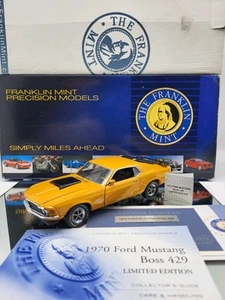 FRANKLIN MINT LIMITED EDITION 1970 FORD MUSTANG BOSS 429 **RARE/READ DESCRIPTION - Picture 1 of 21