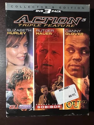 Out Escape From Sobibor Kill Cruise Action Triple Feature DVD Danny Glover Eliza - Image 1 of 4