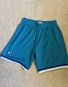 Mitchell & Ness Charlotte Hornets Road 1992-93 Swingman NBA Shorts Size L - Picture 1 of 7