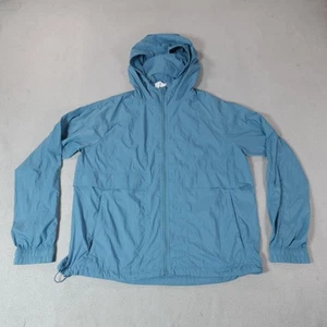 Giacca Lululemon donna 10 blu giacca a vento cappuccio leggera confezionabile corsa LW4BI9S - Foto 1 di 14