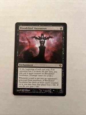 Bloodchief Ascension X1 - NM/M - Zendikar MTG Magic The Gathering English - Image 1 of 2