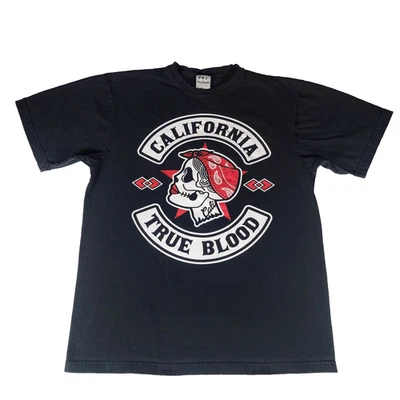 Camiseta Pro Cali California True Blood Skull Gráfica XL Alta Súper Pesada De Colección Foto 1 de 4