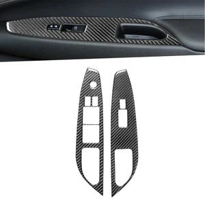 For Infiniti G37 Sedan 2010-13 Carbon Fiber Front Window Lift Switch Panel Cover - Picture 1 of 11
