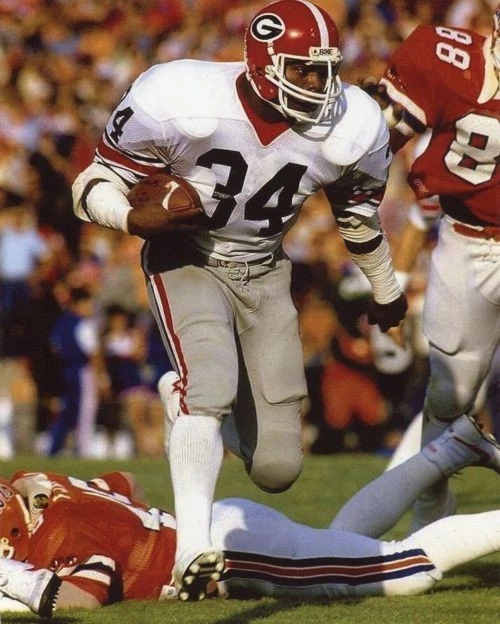 Фотопечать HERSCHEL WALKER GEORGIA BULLDOGS — 8 x 10 дюймов - Изображение 1 из 1