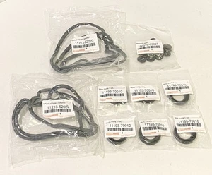 GENUINE Toyota 3.4L V6 5VZFE Valve Cover Gasket + Washer + Spark Plug Tube Seal - Bild 1 von 6