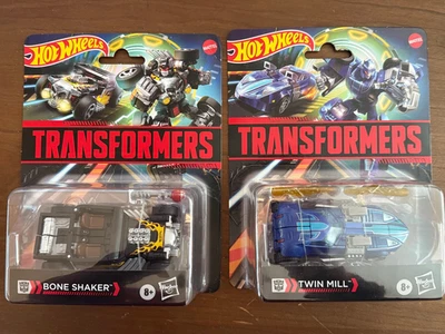 Hot Wheels Transformers Wave 1 - Twin Mill & Bone Shaker Combo Pack - In stock! - Image 1 of 4