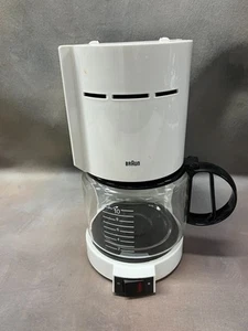Braun Aromaster 10 Cup Coffee Maker Type 4085 White w/ Carafe Tested & Working - Picture 1 of 7