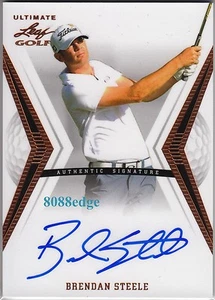 Leaf Ultimate 2012 auto de golf: autógrafo Brendan Steele #ba-bs2 ganador de la PGA - Imagen 1 de 1