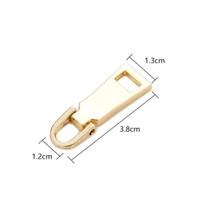 Removable Metal Zip Slider Hanger Repair Replacement Zipper Pull Fastener Puller - Image 1 of 4