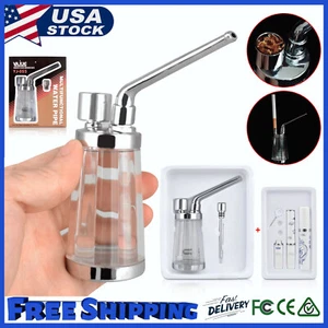 Portable Mini Small Smoking Tobacco Pipe Water Bong Smoke Hookah Shisha Pipes S+ - Picture 1 of 15