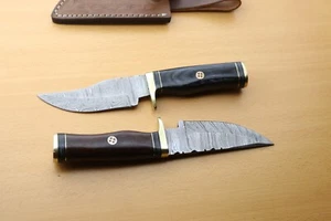 Beautiful handmade Damascus Steel knife Pair - Picture 1 of 3