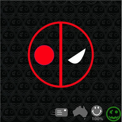 Deadshot Deadpool Suicide Squad Sticker Car Van Trailer 120mmH PS4 Movie Console - Image 1 of 4