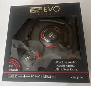 CREATIVE SOUND BLASTER EVO USB HEADPHONES BRAND NEW SEALED BOX !!! RARE !!! - Picture 1 of 5